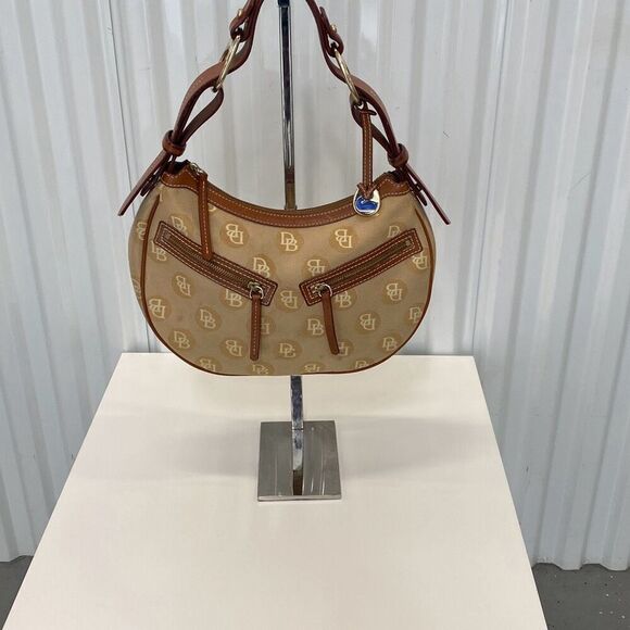 Dooney and Bourke hobo canvas bag - Picture 1 of 9